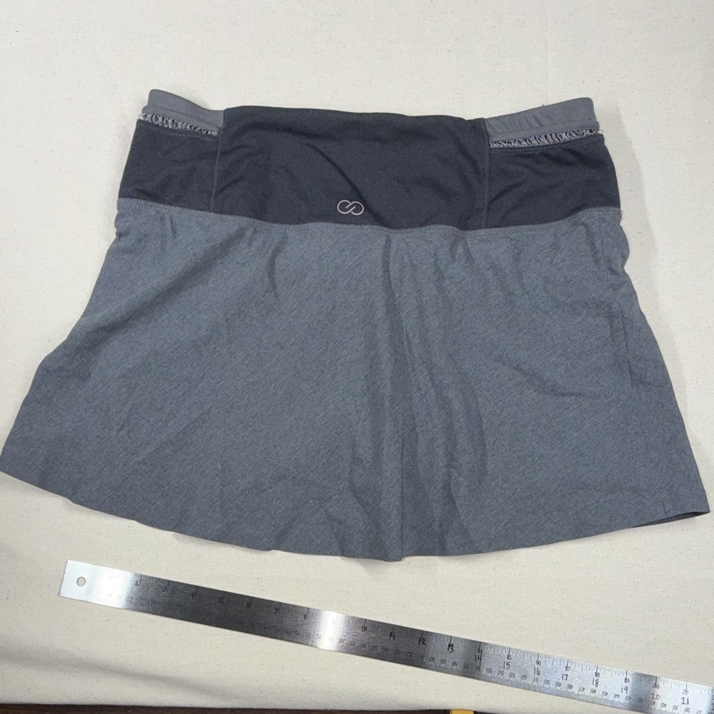 CALIA by Carrie Underwood Women's Tennis Golf Skort Size M Gray Black Stretch